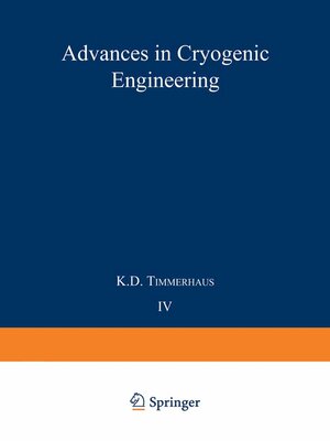 cover image of Advances in Cryogenic Engineering